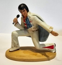 Estatueta de porcelana Elvis In Concert Aloha From Hawaii Royal Orleans 3" de altura comprar usado  Enviando para Brazil