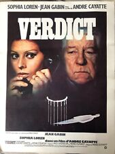 Verdict synopsis 1974 d'occasion  Charenton-le-Pont