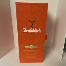 Caixa de uísque escocês Glenfiddich 21 anos malte único somente comprar usado  Enviando para Brazil