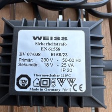 Sicherheitstrafo weiss 230v gebraucht kaufen  Seligenstadt