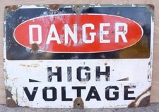 Danger high voltage for sale  Flemington