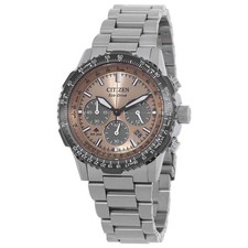 Relógio masculino Citizen Promaster Navihawk cronógrafo mostrador salmão CA4664-60X comprar usado  Enviando para Brazil