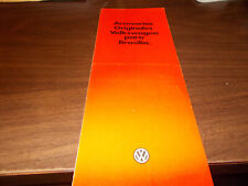 Folheto de acessórios Volkswagen/Brasil 1980, usado comprar usado  Enviando para Brazil