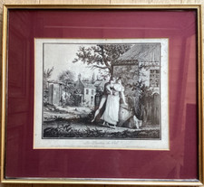 Belle gravure papier d'occasion  Puy-l'Évêque