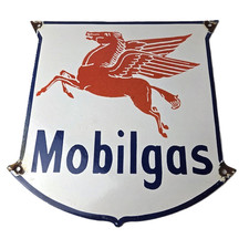 Vintage mobil sign for sale  Houston