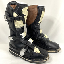 Botas de motocicleta Thor Quandrant tamanho 4 pretas motocross bicicleta suja andar fora de estrada, usado comprar usado  Enviando para Brazil