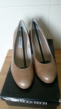 Lackleder pumps taupe gebraucht kaufen  Bremerhaven