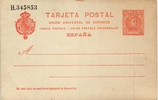 Papelaria postal Espanha 1901 Laiz 37B Alfonso XIII Cadete (483) comprar usado  Enviando para Brazil