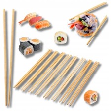 Zestaw pałeczek do sushi bambus 10 par pałeczek do sushi i ramen, używany na sprzedaż  PL