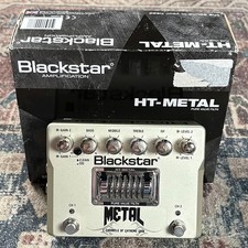 Pedal de efeitos de guitarra Blackstar HT-Metal 2 canais válvula distorção com caixa! R comprar usado  Enviando para Brazil