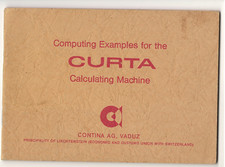 Curta calculator instruction gebraucht kaufen  Hamburg