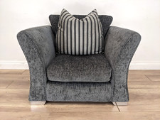 Armchair dfs grey for sale  BRISTOL