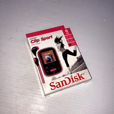 Reproductor de MP3 SanDisk Clip Sport 8 GB radio FM rosa caja abierta segunda mano  Embacar hacia Argentina