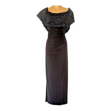 Black evening maxi for sale  Oroville