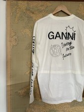 Ganni white new for sale  ASHTEAD