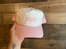Chapéu Snapback Dynamic Designs Adulto Masculino Pai Boné de Corda Costurado Rosa Branco Caminhoneiro comprar usado  Enviando para Brazil