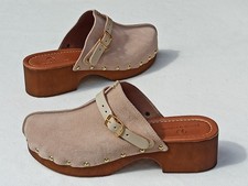 Lederclogs botten größe gebraucht kaufen  Lübeck