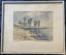 Aquarell niederrheinische land gebraucht kaufen  Fehrbellin