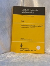 Combinatorial mathematics proc gebraucht kaufen  Oberthal