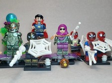 Niestandardowe minifigurki Lego Spiderman MCU zielone goblin 8-pak, używany na sprzedaż  Wysyłka do Poland
