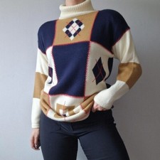 Vintage pattern turtleneck for sale  PETERBOROUGH