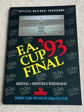 1993 cup final for sale  NEWMARKET