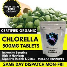Organic chlorella 500mg for sale  SOUTHEND-ON-SEA
