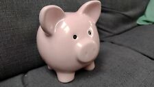 Pink ceramic piggy for sale  FARNBOROUGH