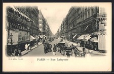 Cpa paris rue usato  Spedire a Italy