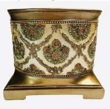 Vintage tole cachepot d'occasion  Expédié en Belgium