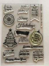 Christmas sentiments phrases for sale  CUPAR