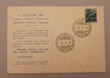 Cartolina settimana filatelica usato  L Aquila