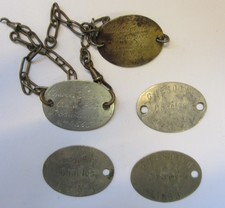 Plaques identité soldat d'occasion  Paris XV