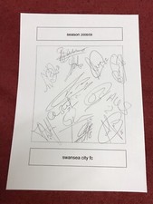 Autografi swansea city usato  Guidonia Montecelio