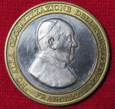 Medaglia ricordo viaggio usato  Ascoli Piceno