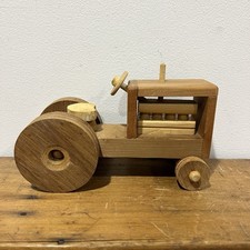 Usado, Brinquedo de madeira colecionável vintage feito à mão para trator 2012 comprar usado  Enviando para Brazil