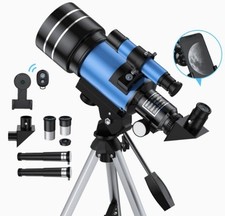 Telescópio para iniciantes e crianças, telescópios refrator de abertura para iniciantes 70mm comprar usado  Enviando para Brazil