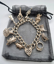 vintage silver charm bracelet for sale vintage silver charm bracelet for sale NOTTINGHAM