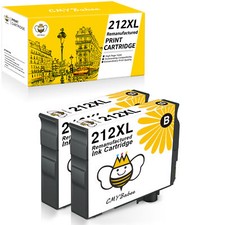 Tinta preta 2PK compatível com impressora Epson 212XL Workforce WF-2830 XP-4105, usado comprar usado  Enviando para Brazil