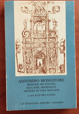 Antonino mongitore memorie usato  Palermo
