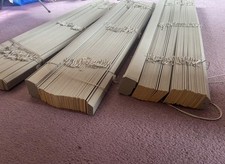 Wooden grey venetian for sale  BUXTON