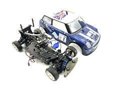 Coche de turismo Tamiya TG10-Mk.1 4x4 Nitro RC de uso ligero ARTR con carrocería Mini Cooper segunda mano  Embacar hacia Argentina