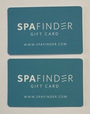 Cartão-presente SPAFINDER - Valor de US$ 100 - 2 cartões no valor de US$ 50 CADA comprar usado  Enviando para Brazil