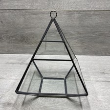 Pyramid glass terrarium for sale  NORWICH