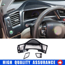 Capa painel console central fibra de carbono 9ª para Honda Civic 2012-2014 comprar usado  Enviando para Brazil