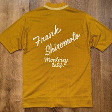 Camisa masculina vintage 50s 60s ponto corrente pinguim Grand Slam boliche Monterey CA pequena comprar usado  Enviando para Brazil