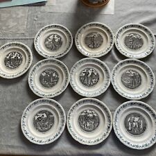 Assiettes parlante xixème d'occasion  Cucq