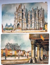 Lot cartes postales d'occasion  Saint-Gaudens