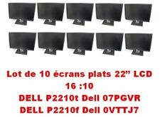 Lot de 10 écrans plats 22'' 16:10  DELL mix P2210t Dell 07PGVR et P2210f 0VTTJ7 comprar usado  Enviando para Brazil