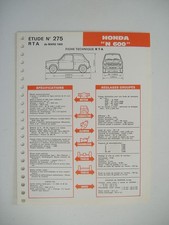 Fiche technique rta d'occasion  France